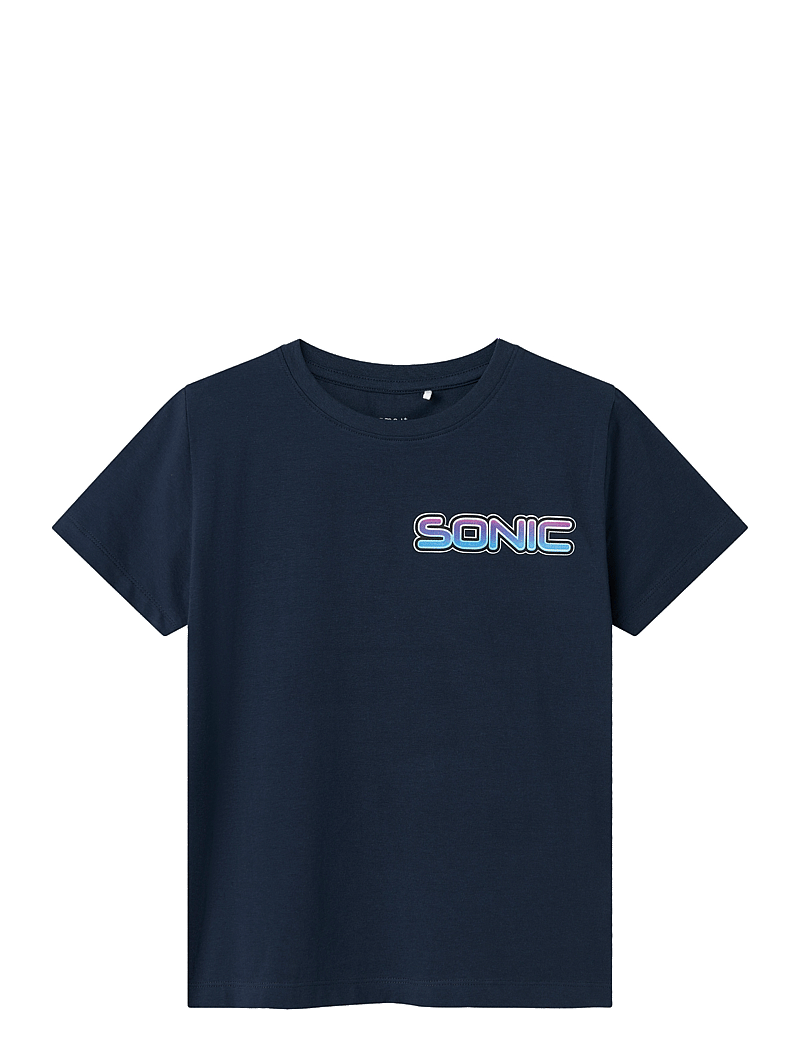 name it - NKMMARCEL SONIC NREG SS TOP SKY - lühikeste varrukatega t-särgid - navy blazer - 0