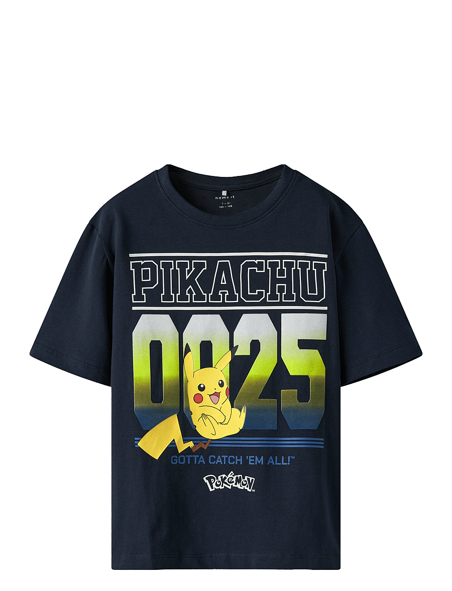 name it - NKMMABR POKEMON NREG SS TOP BOX NOOS SKY - kortärmade t-shirts - navy blazer - 0