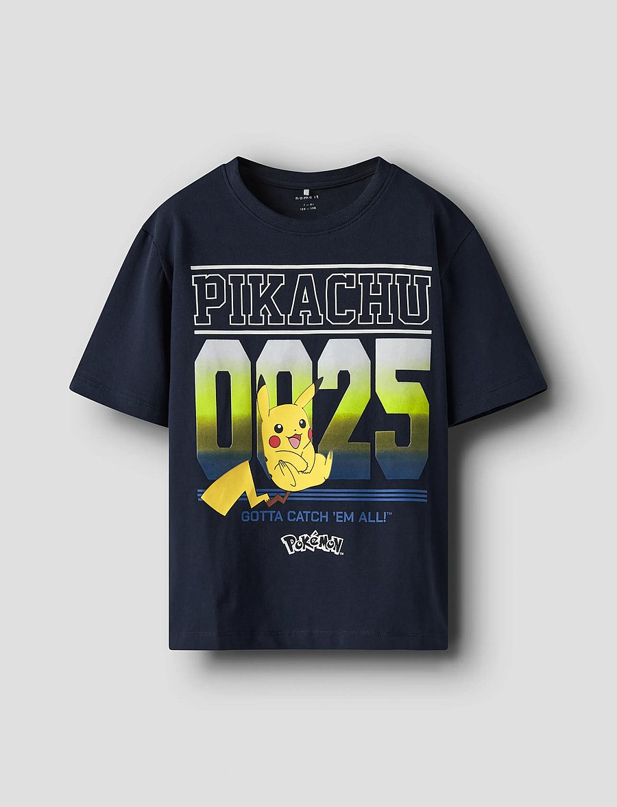 name it - NKMMABR POKEMON NREG SS TOP BOX NOOS SKY - kortärmade t-shirts - navy blazer - 2