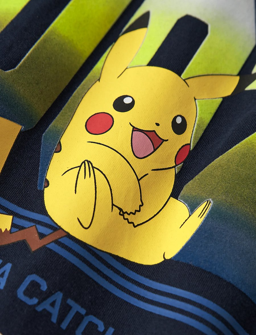 name it - NKMMABR POKEMON NREG SS TOP BOX NOOS SKY - kortärmade t-shirts - navy blazer - 3