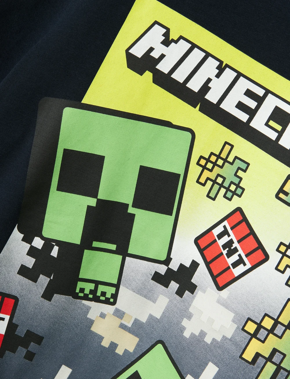name it - NKMMUS MINECRAFT NREG SS TOP NOOS BFU - kortærmede t-shirts - navy blazer - 3