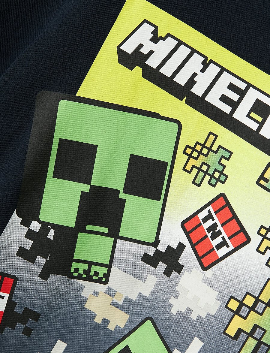 name it - NKMMUS MINECRAFT NREG SS TOP NOOS BFU - kurzärmelige - navy blazer - 3