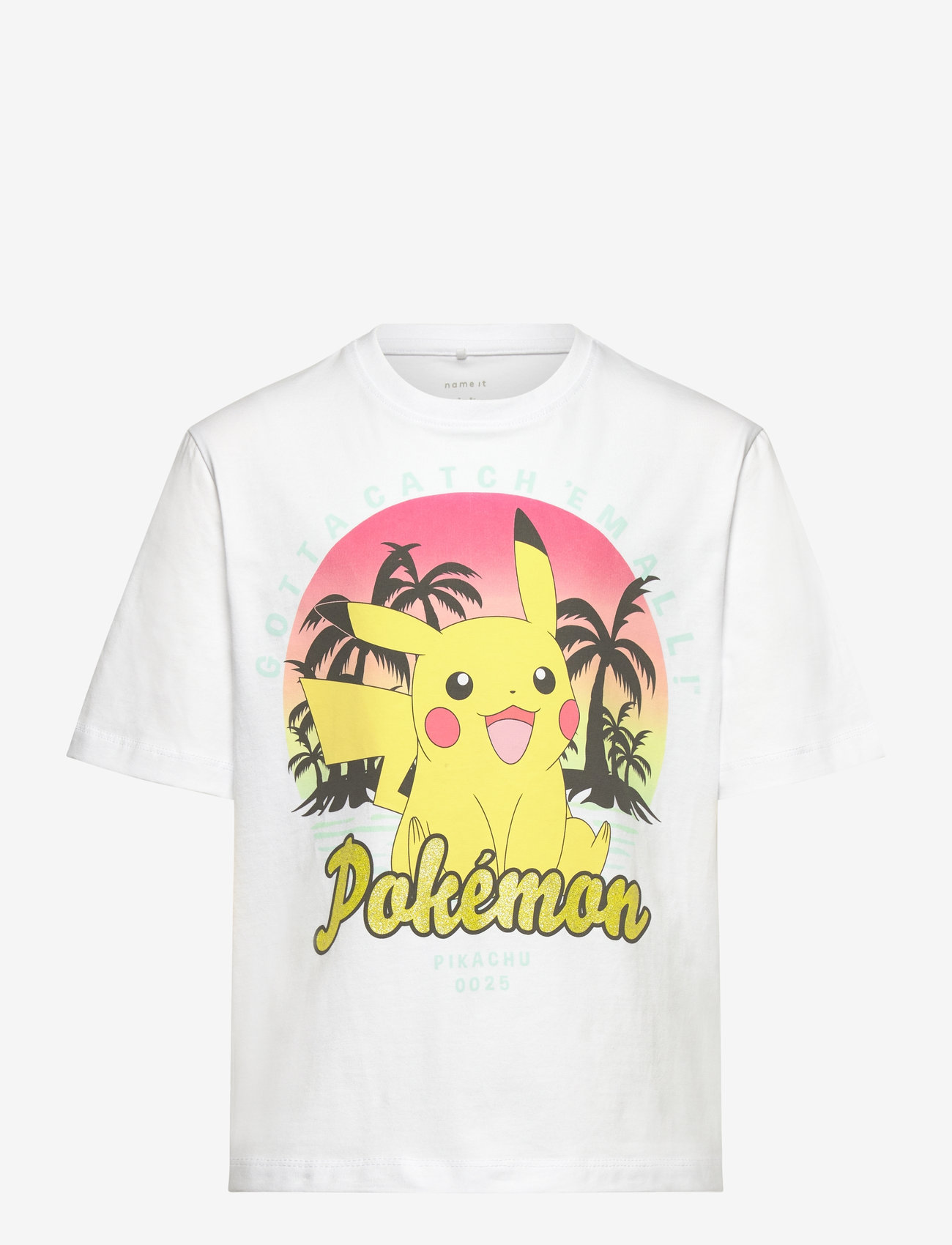 name it - NKFFAMI POKEMON SS NREG TOP SKY - lühikeste varrukatega t-särgid - bright white - 1