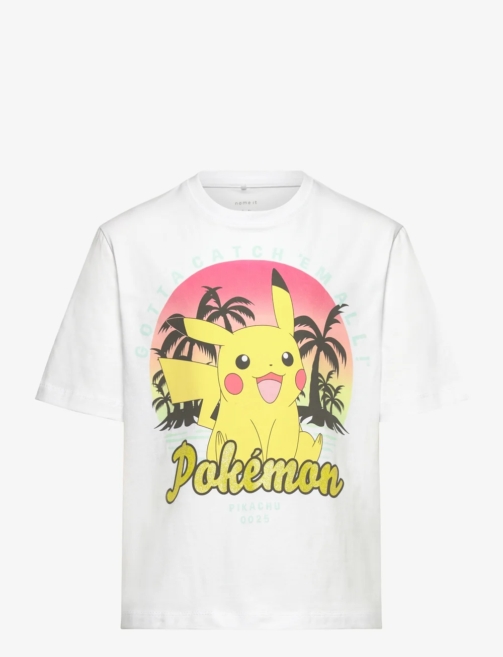 name it - NKFFAMI POKEMON SS NREG TOP SKY - kortærmede t-shirts - bright white - 1