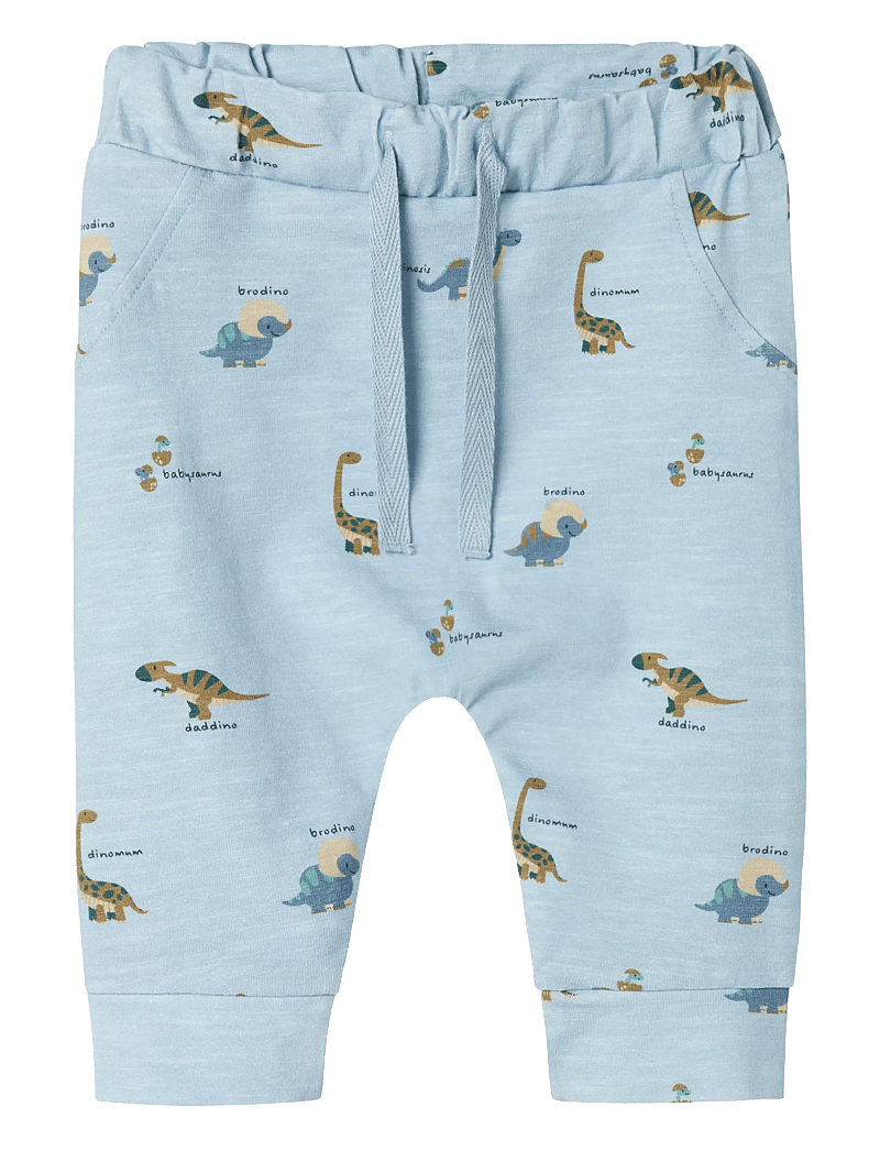 name it - NBMDINOS PANT - babyhosen - celestial blue - 1