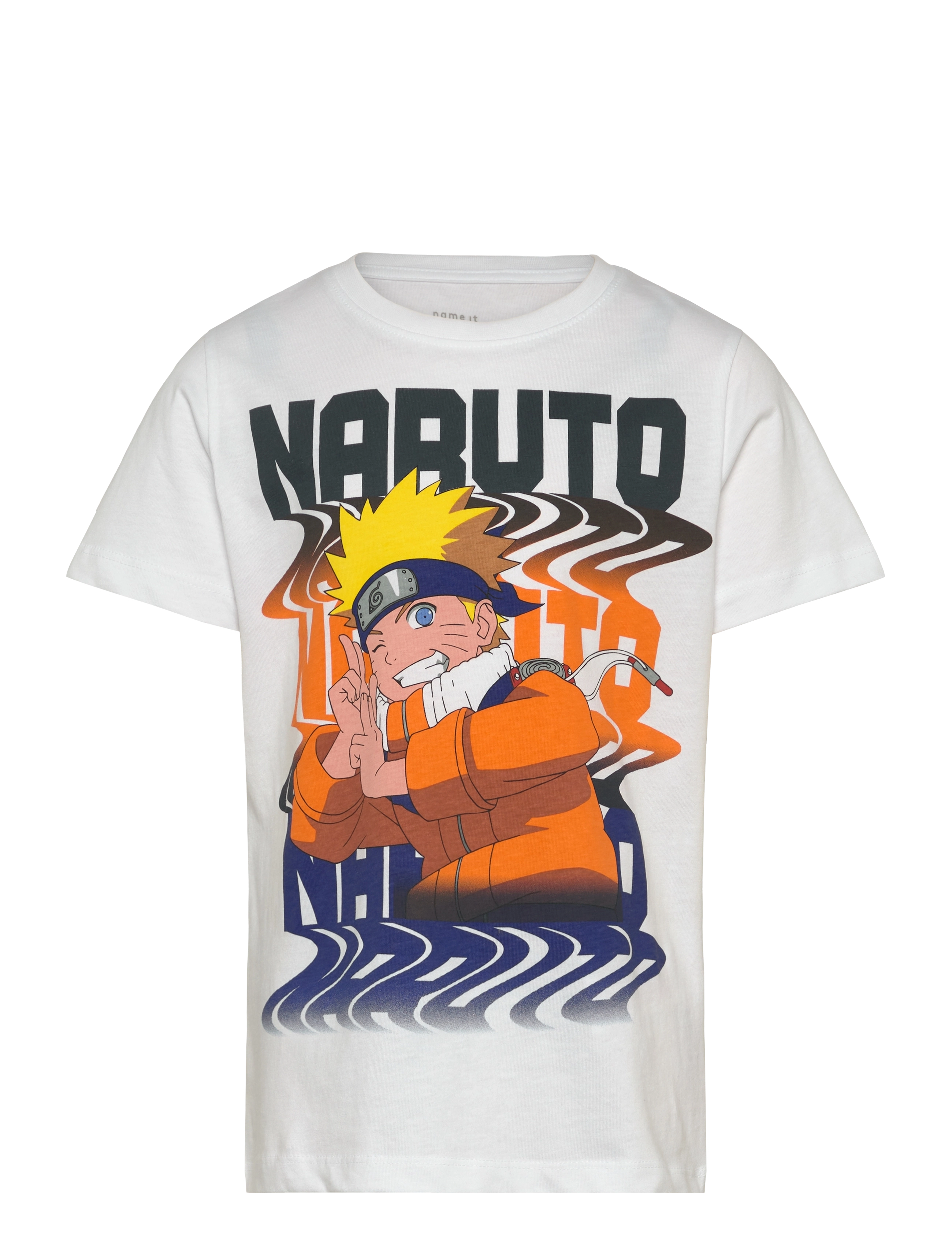 NAME IT Nkmfukas Naruto Ss Oberteil Sky Weiß - 116 - Kinder