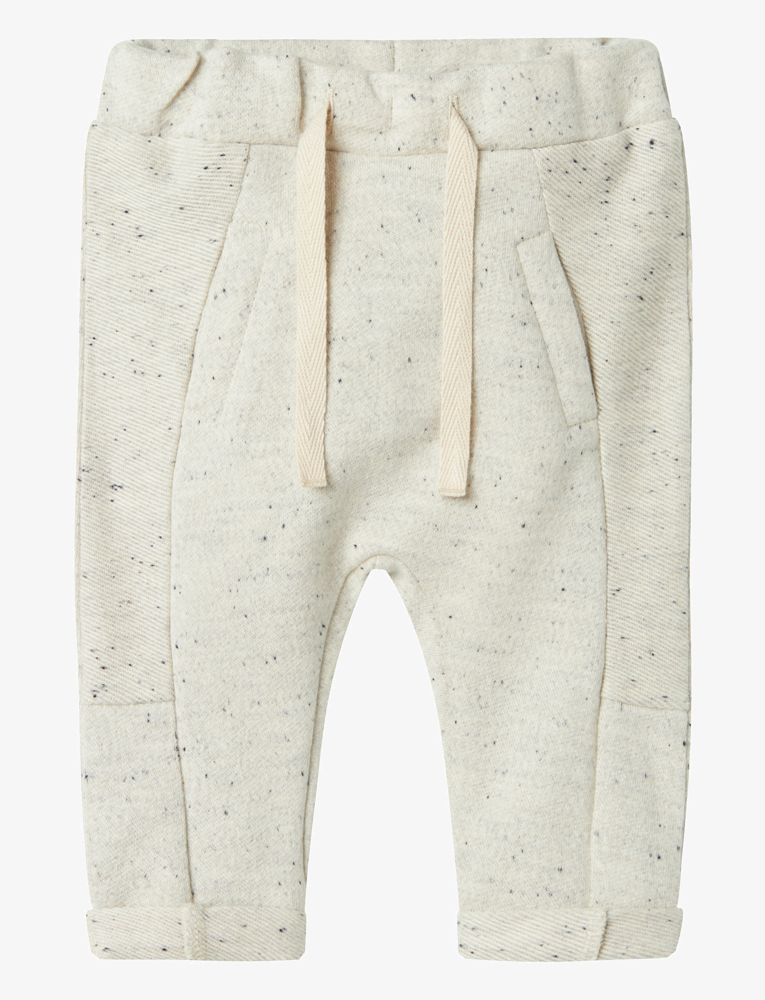name it NBMDONALDO SWEAT PANT UNB - Kläder - PEYOTE MELANGE / beige
