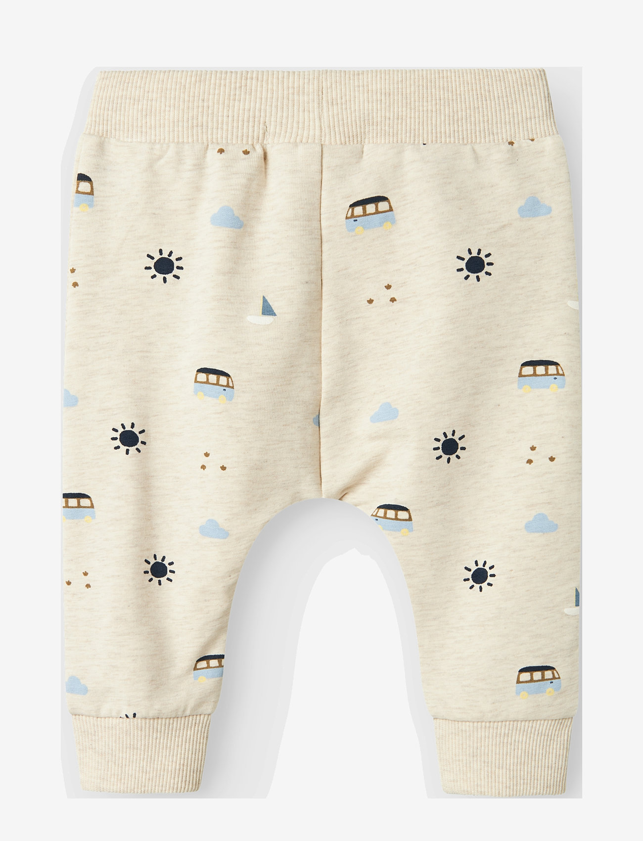 name it - NBMFRIS LIGHT SWEAT PANT BOX UNB - jogginghosen - peyote melange - 2