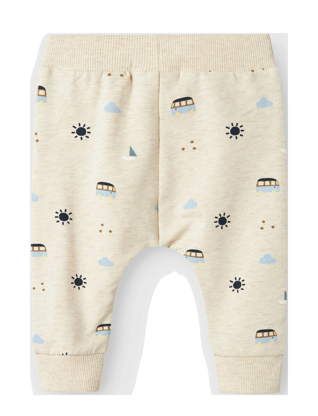 name it - NBMFRIS LIGHT SWEAT PANT BOX UNB - mjukisbyxor - peyote melange - 2