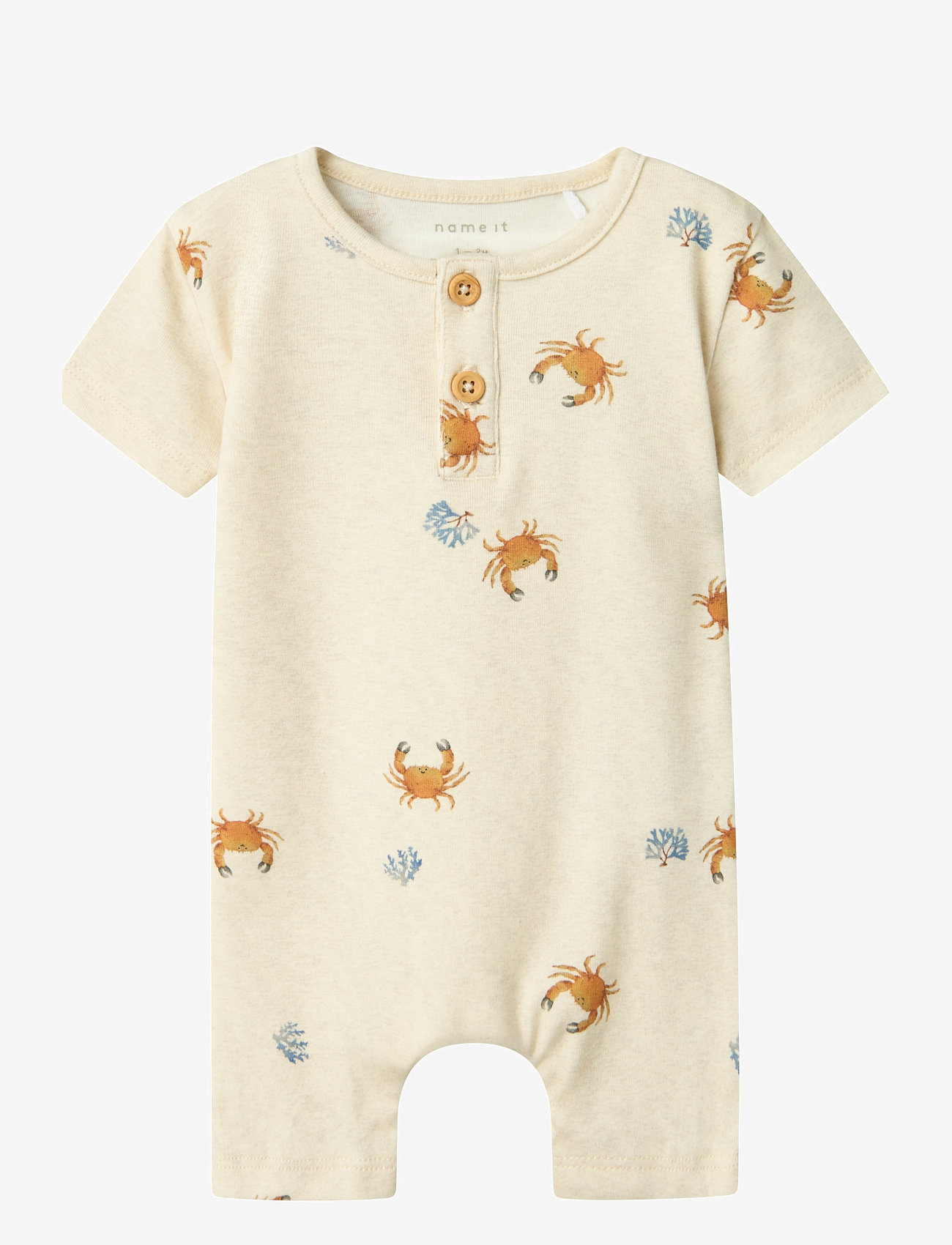 name it - NBMFABIO SUNSUIT - lühikeste varrukatega - peyote melange - 1