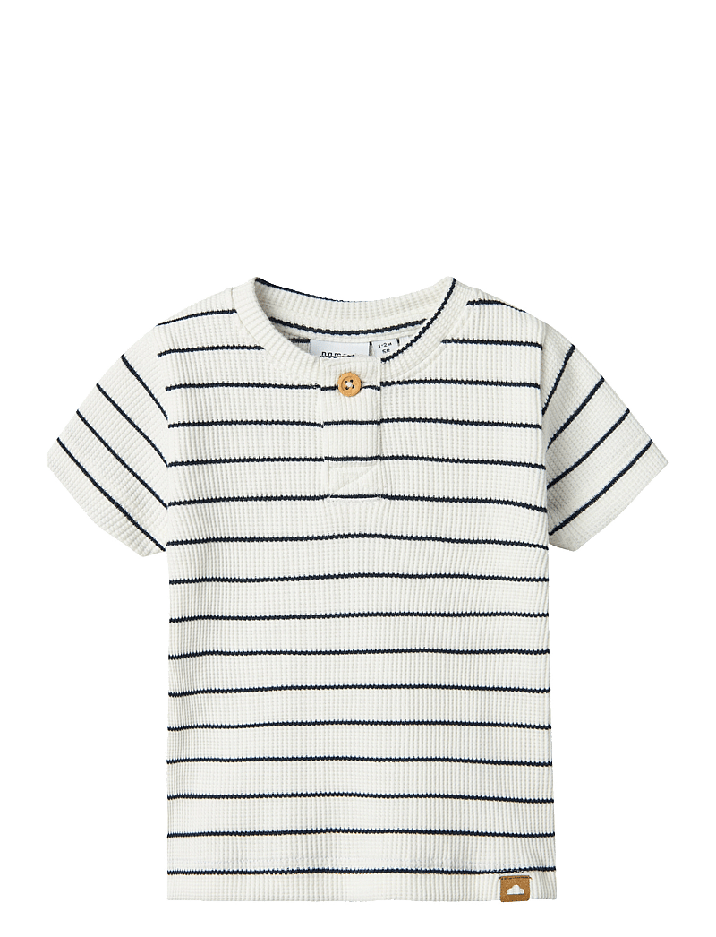 name it - NBMFULLY SS TOP - short-sleeved t-shirts - cloud dancer - 1