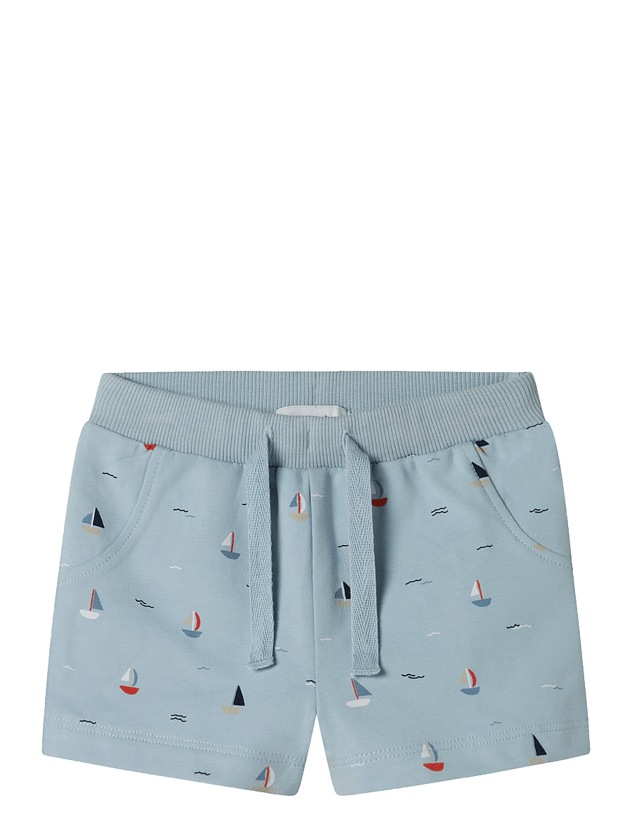 name it - NBMFRIS LIGHT SWEAT SHORTS - sweatshorts - celestial blue - 0