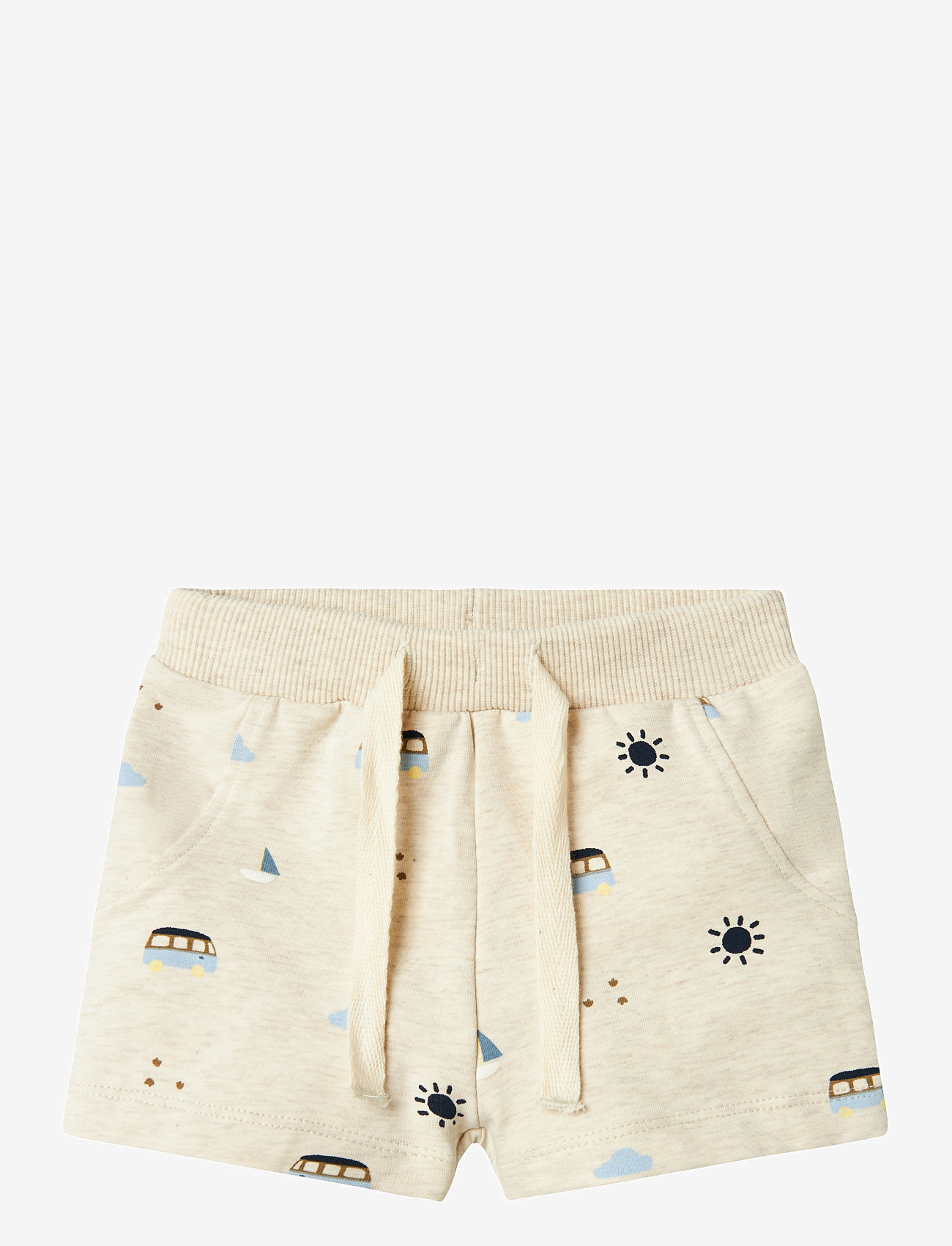 name it - NBMFRIS LIGHT SWEAT SHORTS - lühikesed dressipüksid - peyote melange - 1