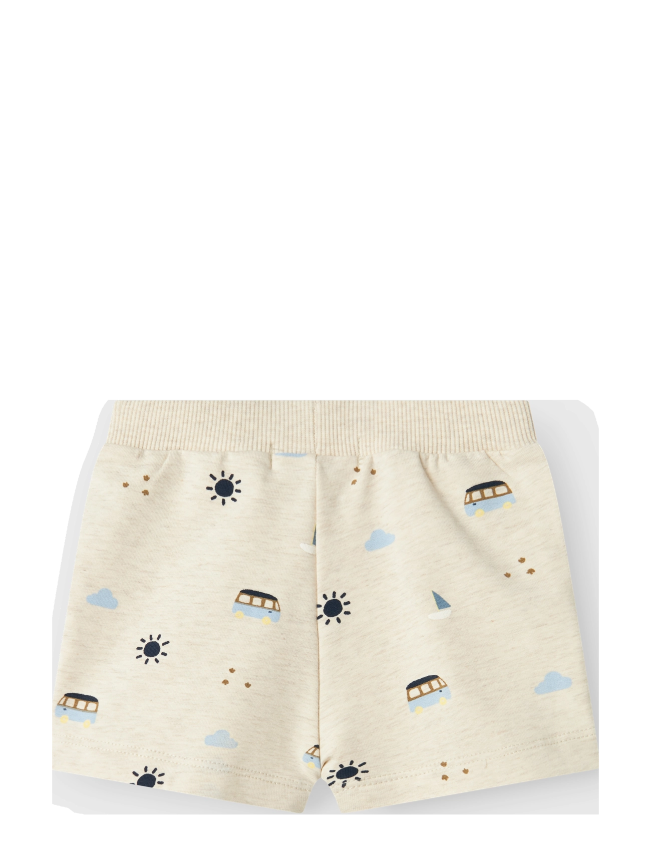 name it - NBMFRIS LIGHT SWEAT SHORTS - mjukisshorts - peyote melange - 2