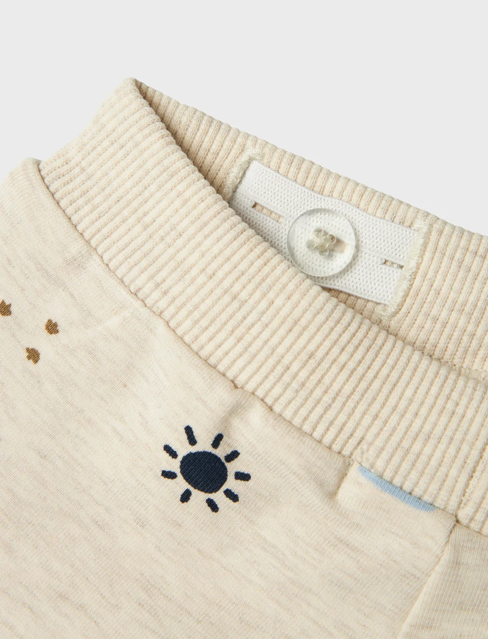 name it - NBMFRIS LIGHT SWEAT SHORTS - sweatshorts - peyote melange - 0