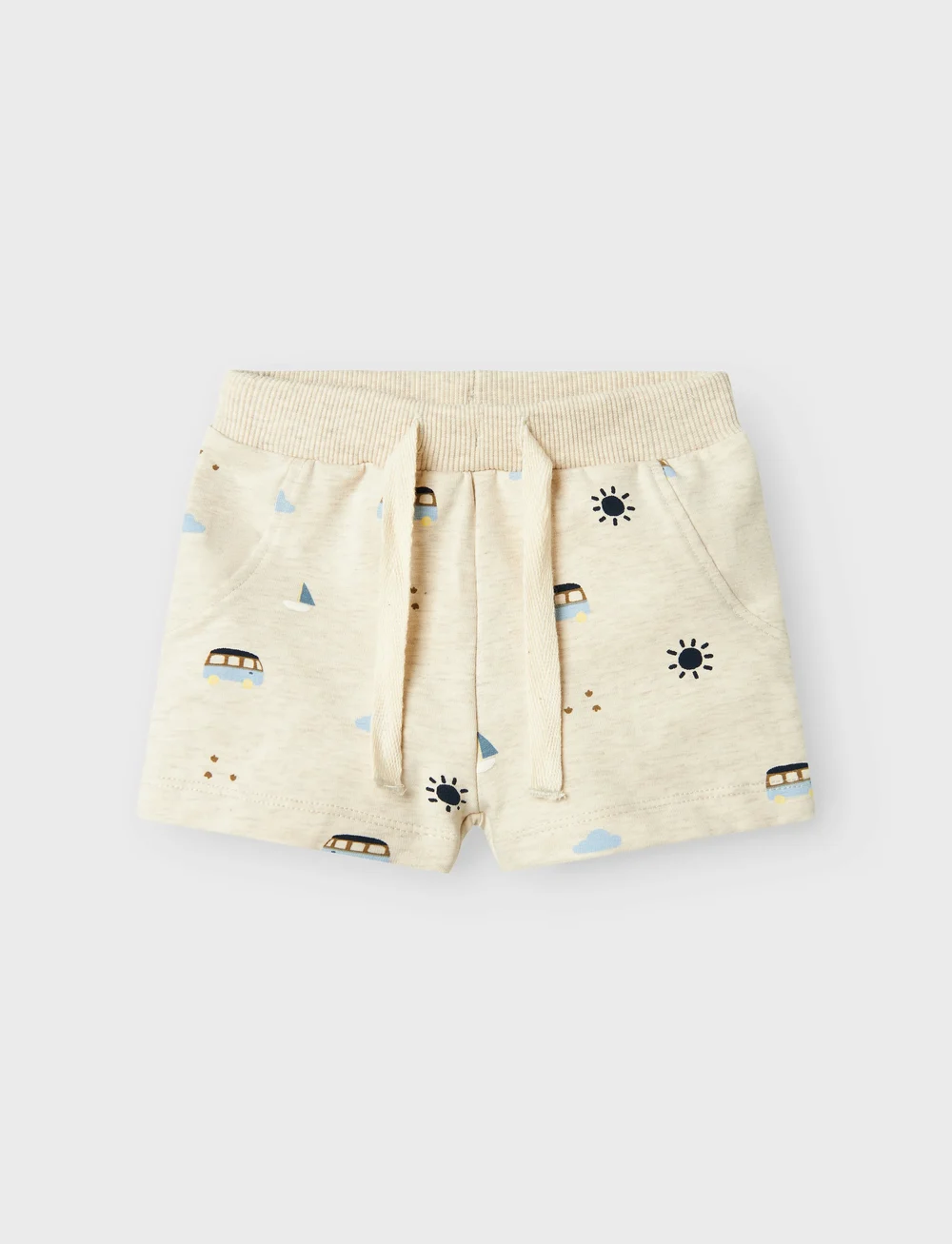 name it - NBMFRIS LIGHT SWEAT SHORTS - sweatshorts - peyote melange - 3