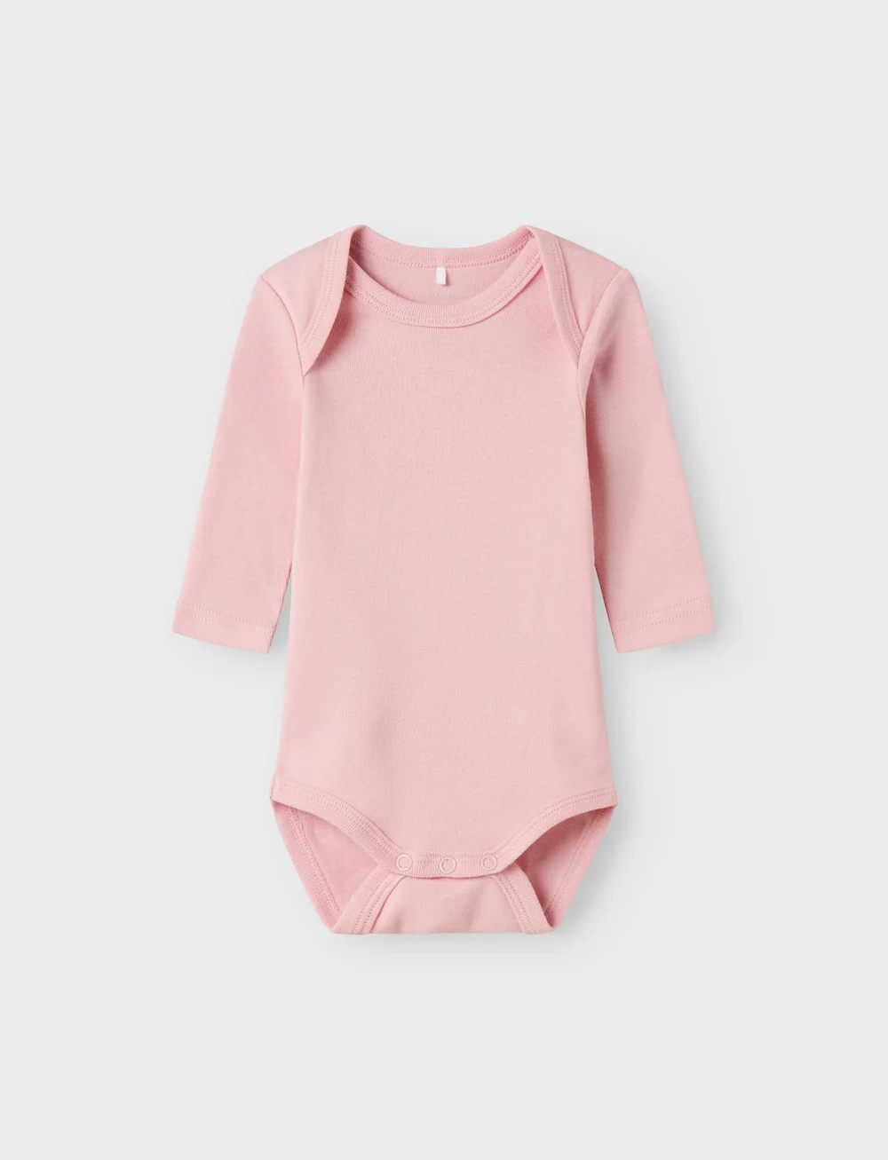 name it - NBFBODY 3P LS BARELY PINK BOW NOOS - komplety body - barely pink - 3