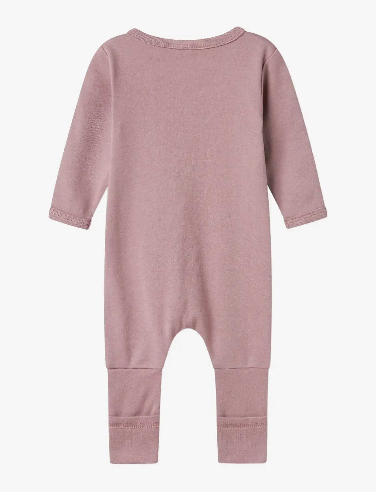 name it - NBFNIGHTSUIT 2P ZIP FF PINK BOW NOOS - sovoveraller - barely pink - 1