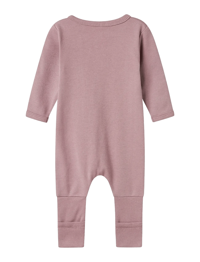 name it - NBFNIGHTSUIT 2P ZIP FF PINK BOW NOOS - sovoveraller - barely pink - 1