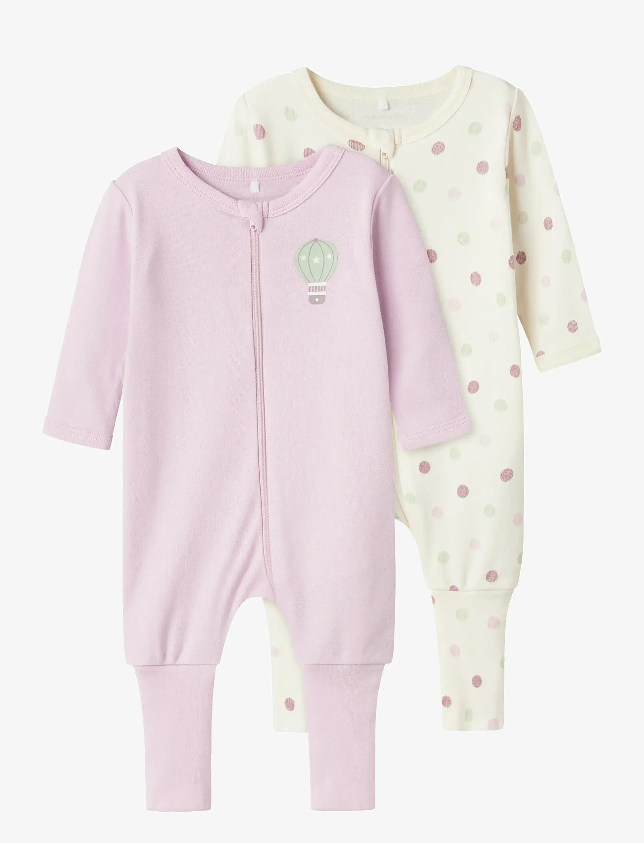 name it - NBFNIGHTSUIT 2P ZIP FF JET DOT NOOS - sovoveraller - jet stream - 1