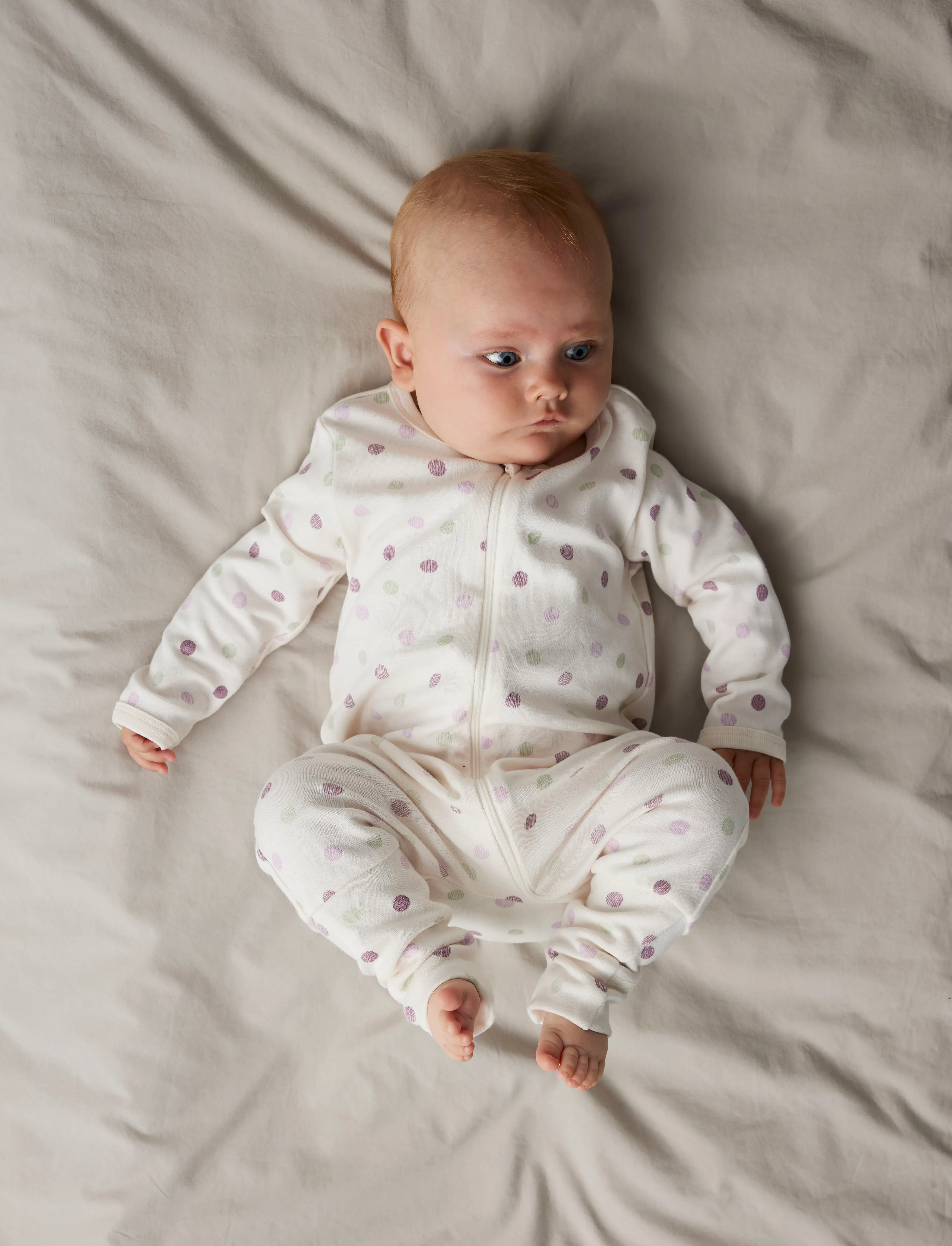 name it - NBFNIGHTSUIT 2P ZIP FF JET DOT NOOS - miego kombinezonai - jet stream - 4