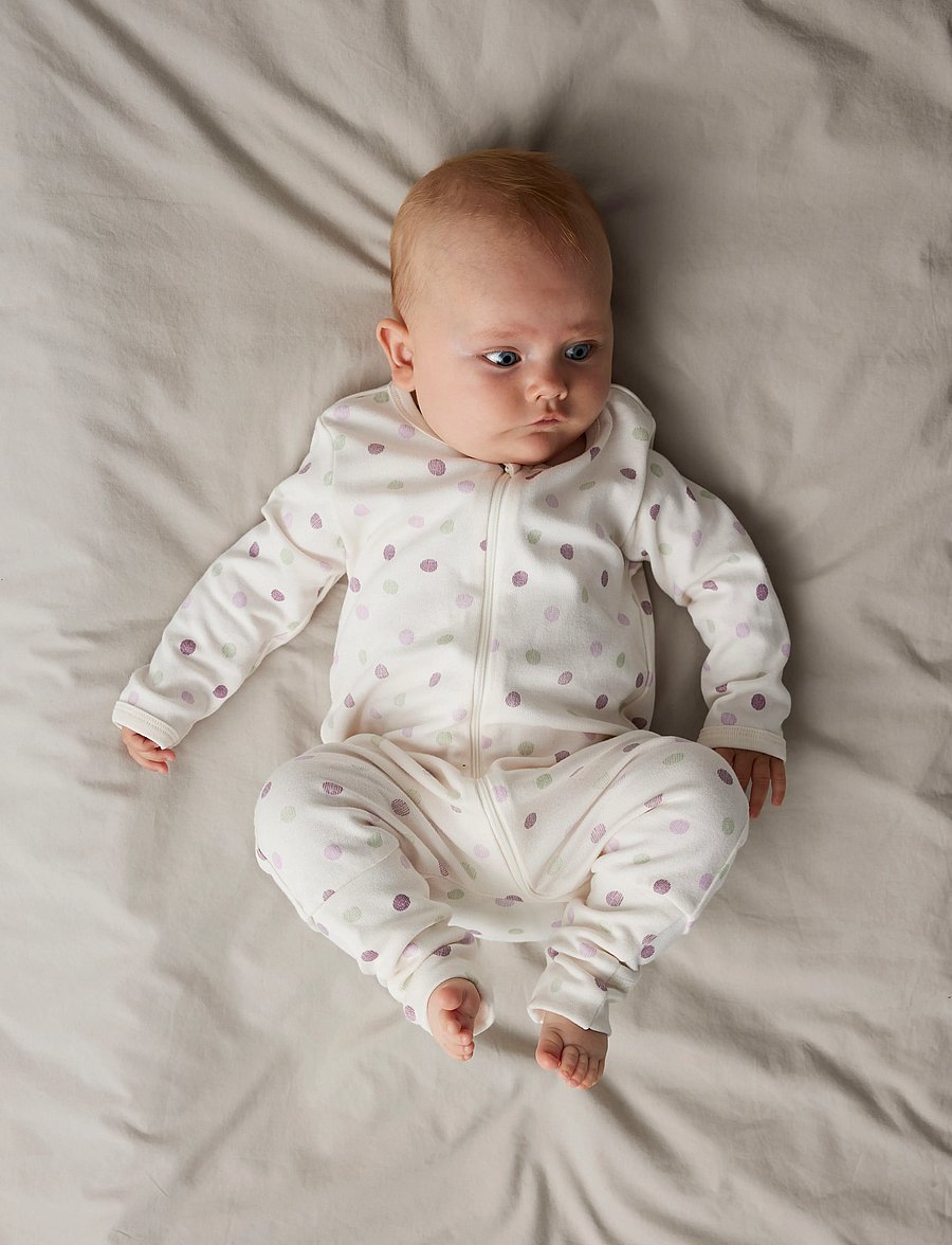 name it - NBFNIGHTSUIT 2P ZIP FF JET DOT NOOS - miego kombinezonai - jet stream - 4
