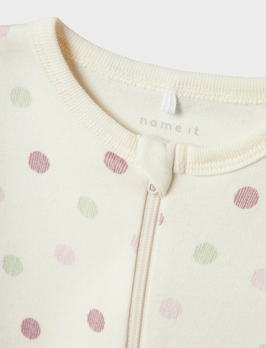 name it - NBFNIGHTSUIT 2P ZIP FF JET DOT NOOS - miego kombinezonai - jet stream - 5