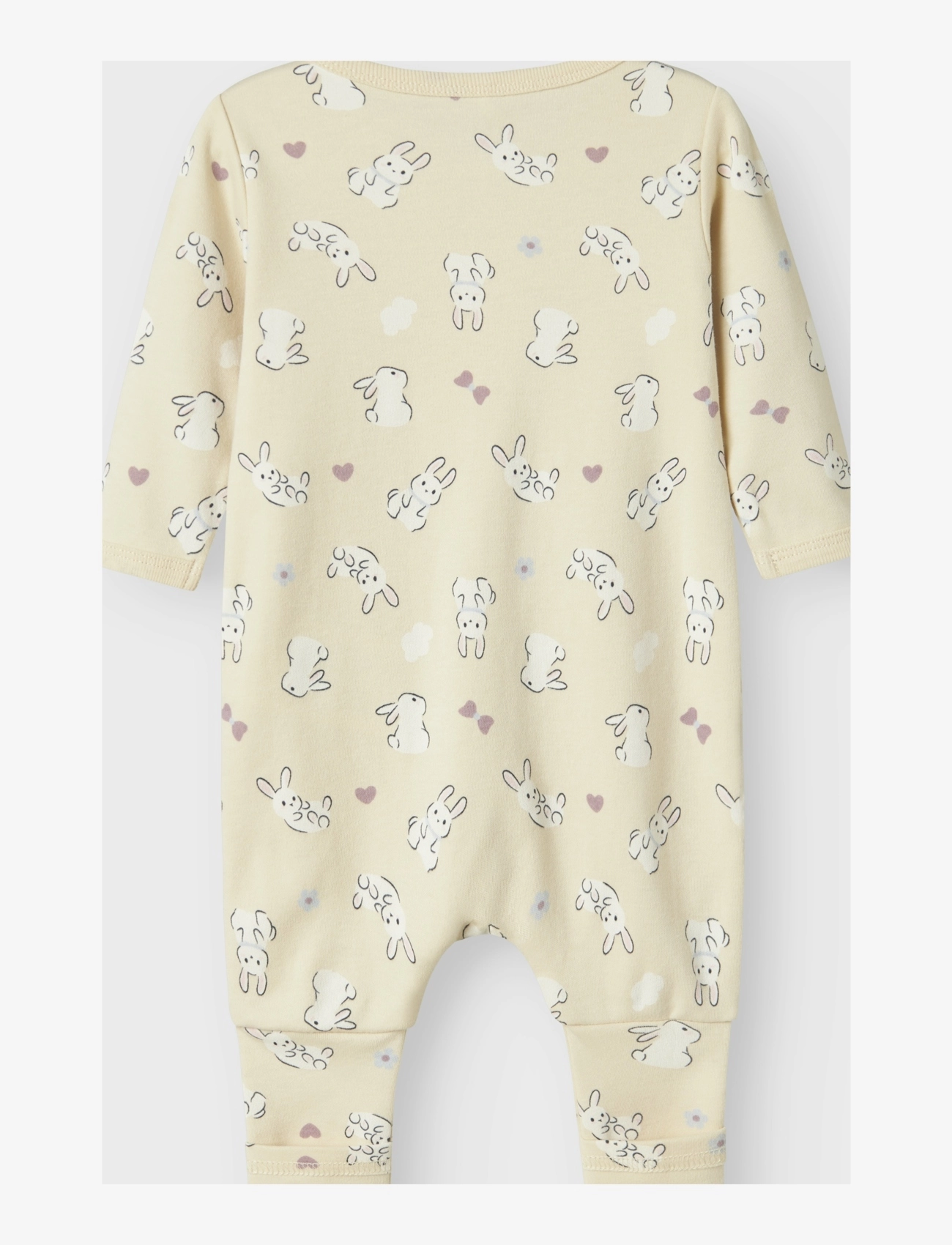 name it - NBFNIGHTSUIT 2P ZIP FF SAND RABBIT NOOS - summer sand - 1