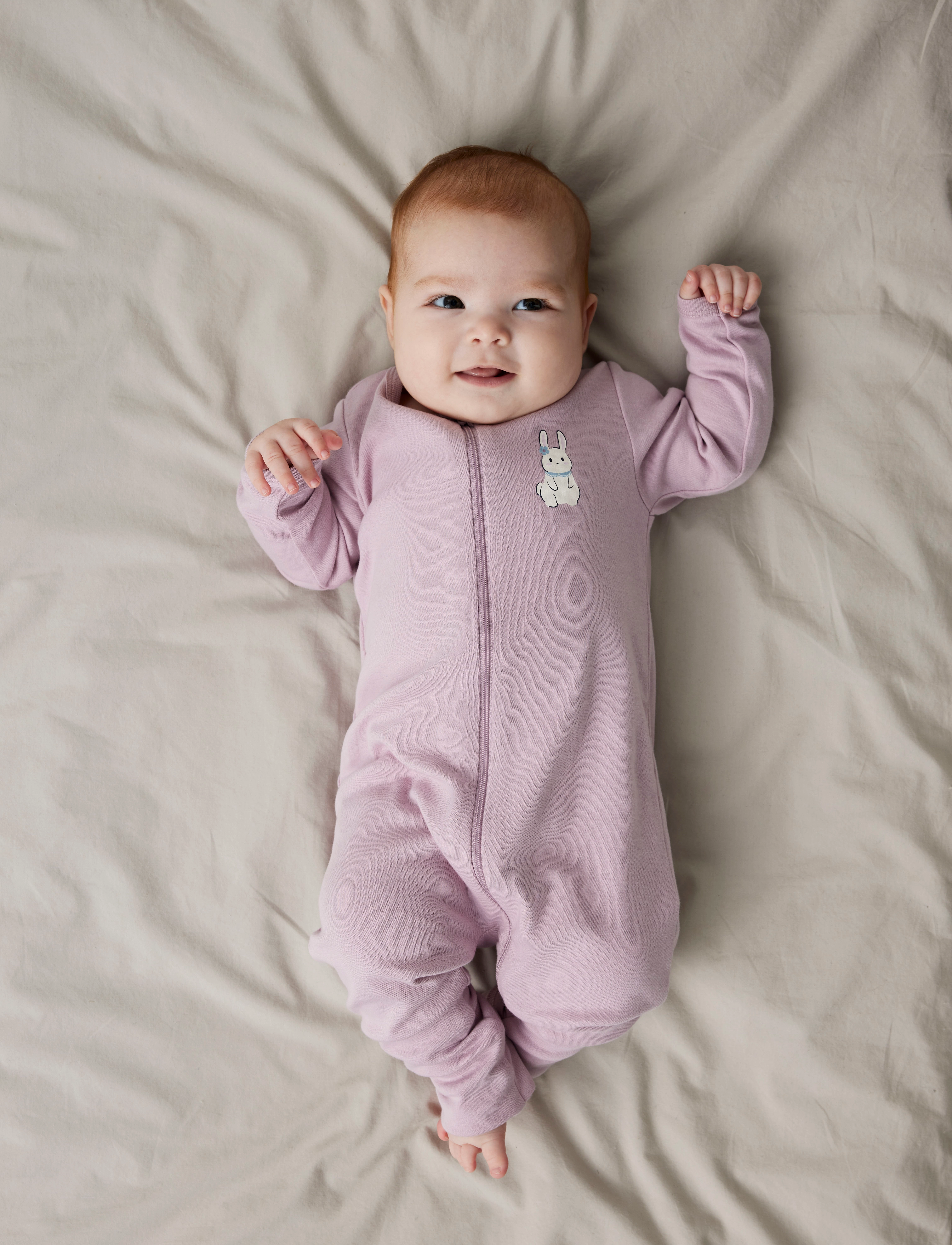name it - NBFNIGHTSUIT 2P ZIP FF SAND RABBIT NOOS - summer sand - 4