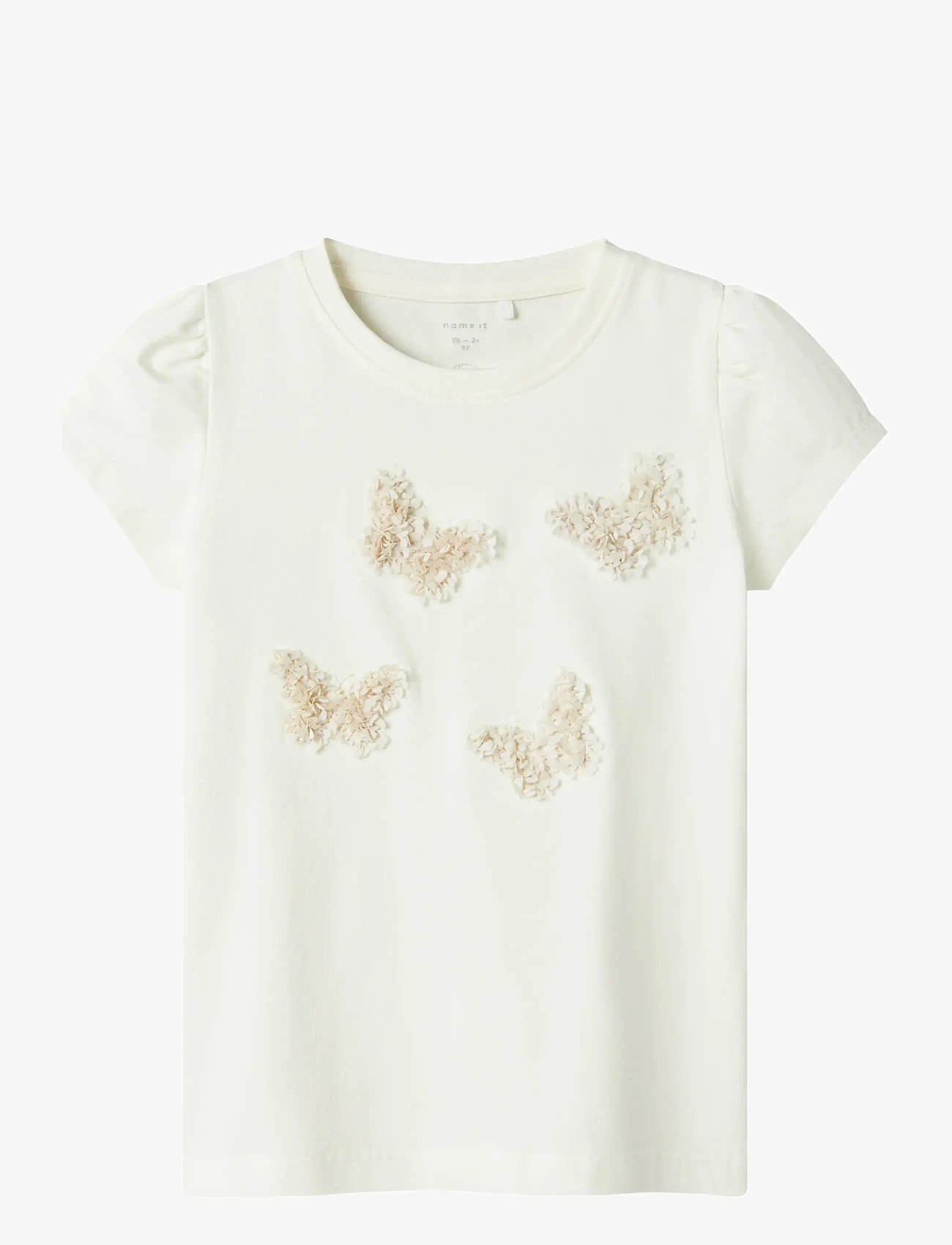 name it - NMFDETSI SS TUNIC BOX - herbstliche kleidung - cloud dancer - 0