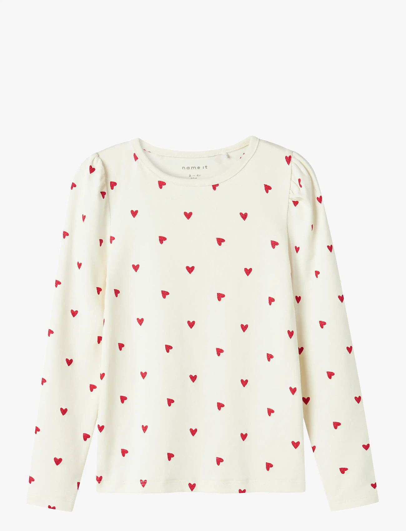 name it - NMFDHEART XSL LS TOP - cloud dancer - 0