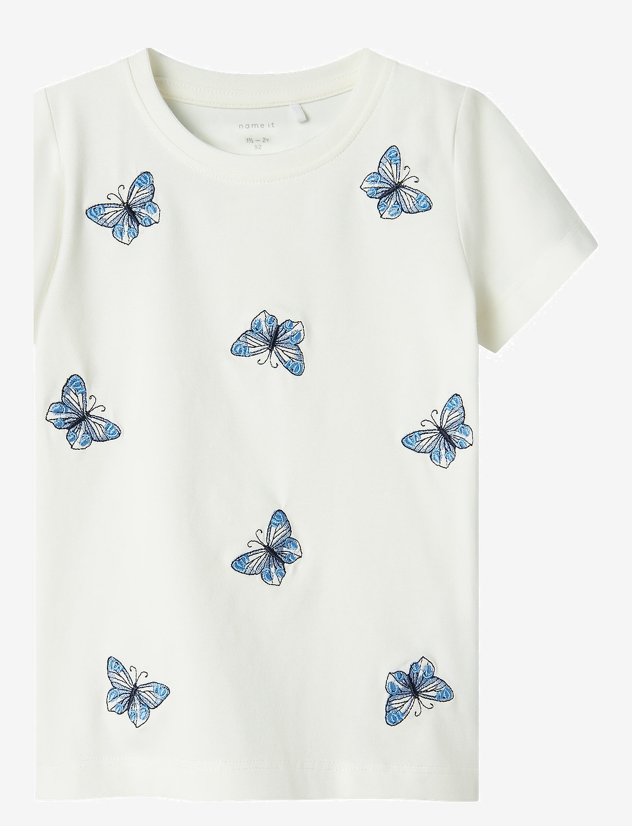 name it - NMFDENYS SS TOP - herbstliche kleidung - cloud dancer - 0