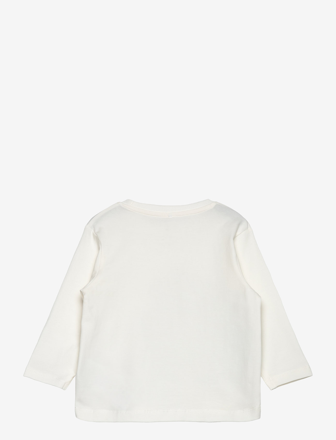 name it - NMMDUSTY NREG LS TOP BOX - långärmade t-shirts - cloud dancer - 1