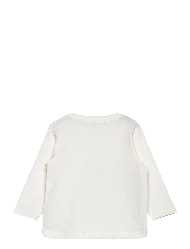 name it - NMMDUSTY NREG LS TOP BOX - långärmade t-shirts - cloud dancer - 1