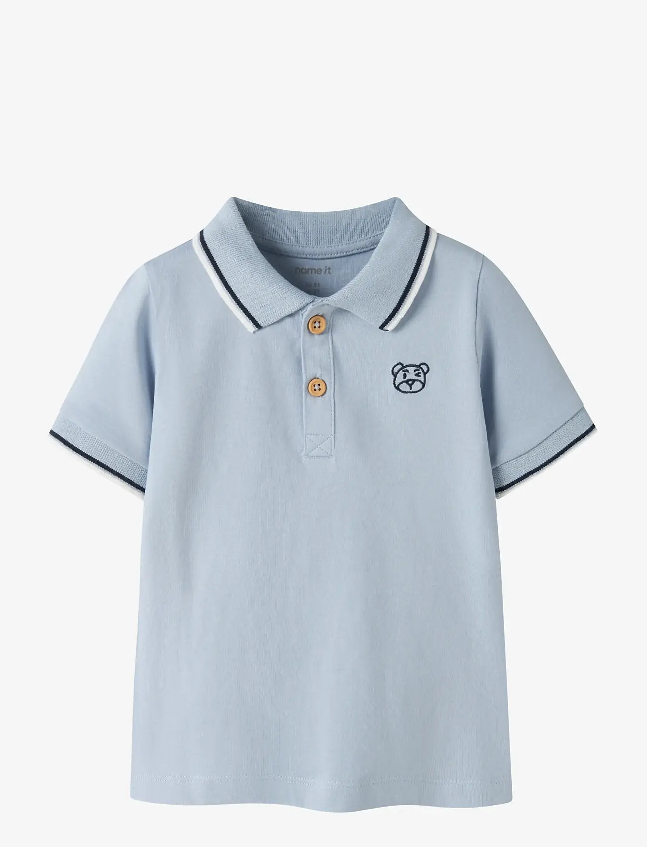 name it - NMMDAKAN SS POLO - lyhythihaiset - blue fog - 0