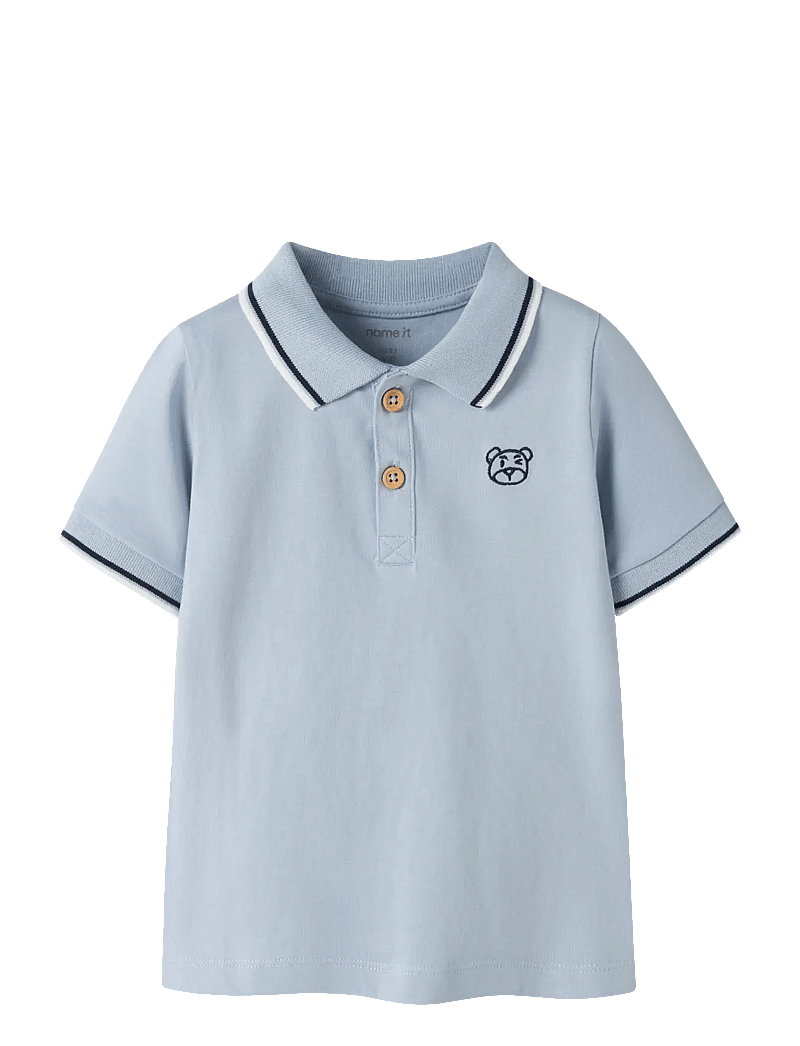 name it - NMMDAKAN SS POLO - lyhythihaiset - blue fog - 0