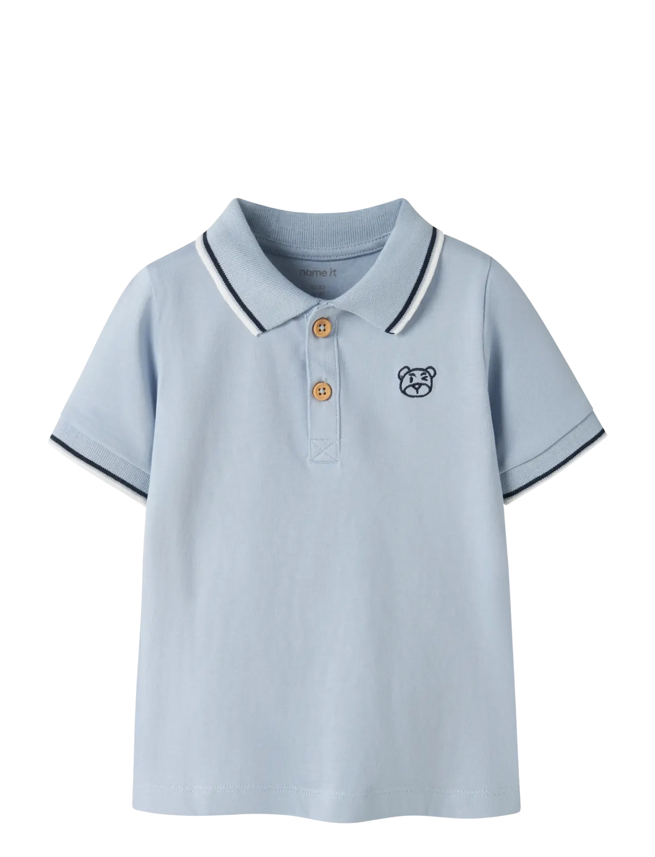 name it NMMDAKAN SS POLO - Basics - BLUE FOG / blue
