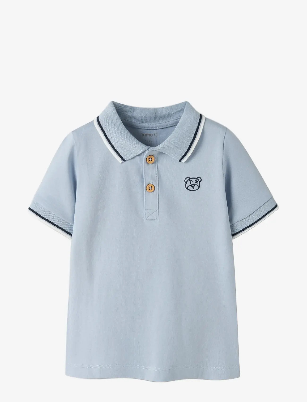 name it - NMMDAKAN SS POLO - lyhythihaiset - blue fog - 2