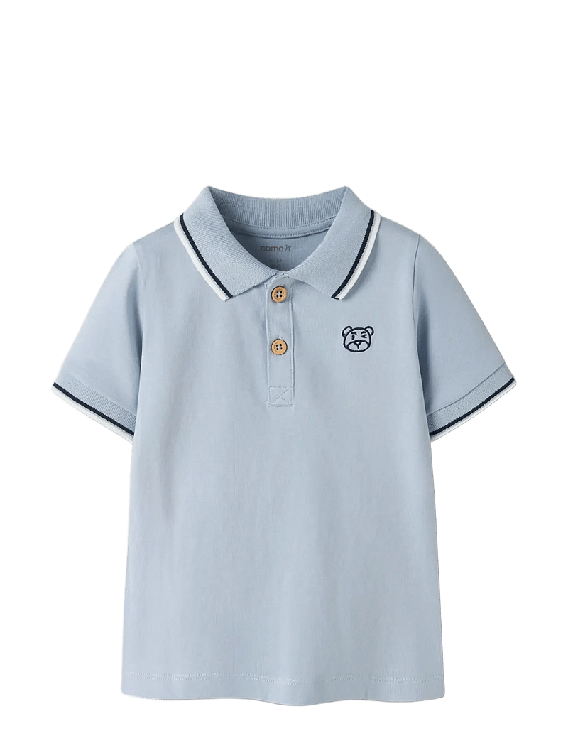 name it - NMMDAKAN SS POLO - lyhythihaiset - blue fog - 2