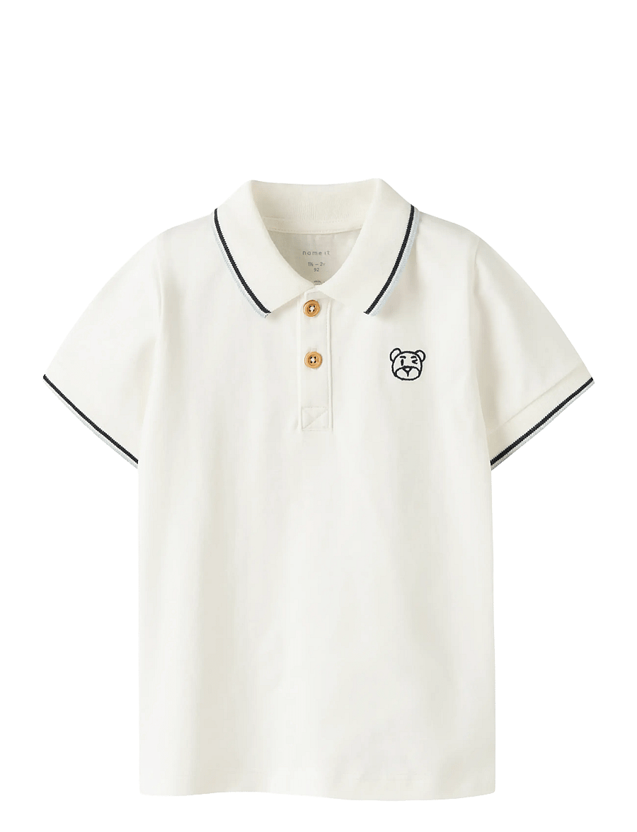 name it - NMMDAKAN SS POLO - korte mouwen - cloud dancer - 0