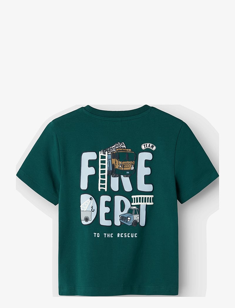 name it - NMMDREW NREG SS TOP BOX - kurzärmelige - forest biome - 1