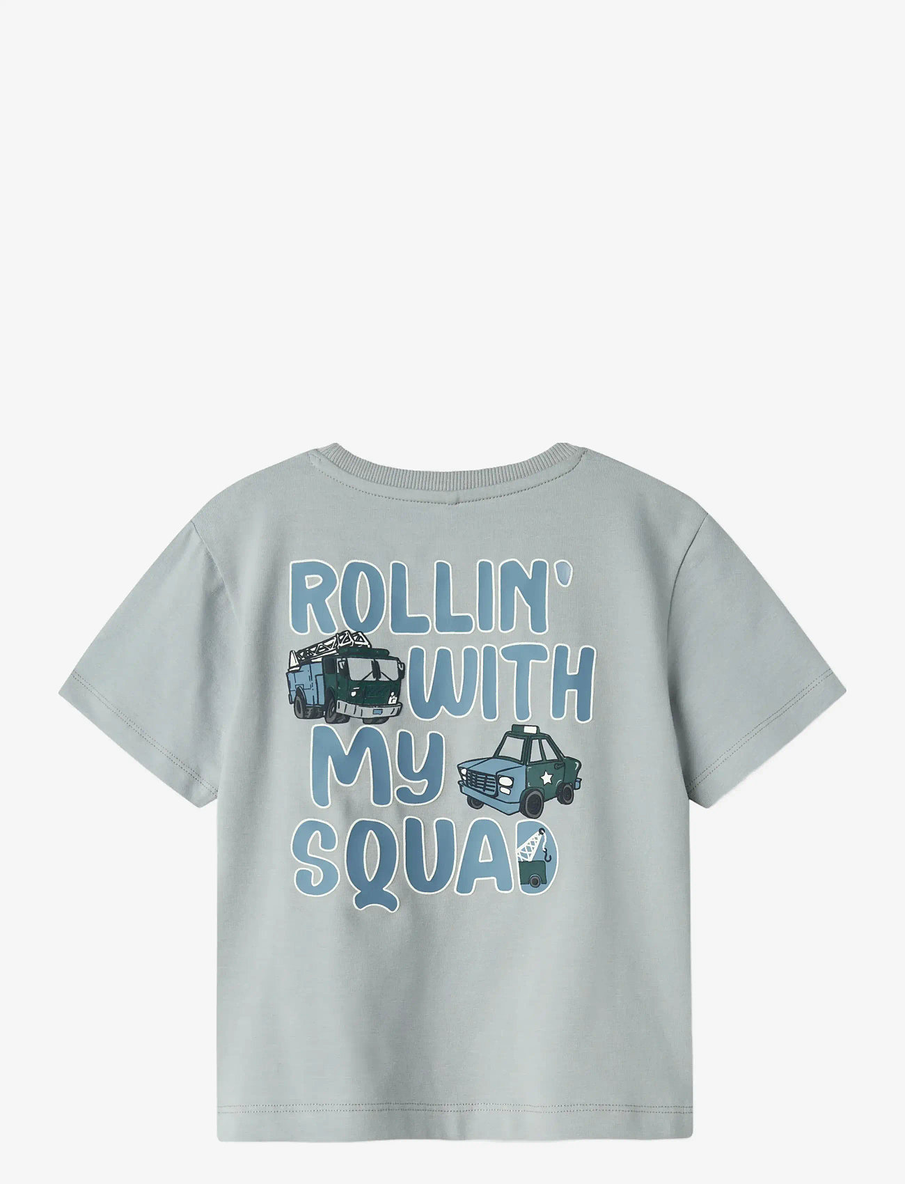 name it - NMMDREW NREG SS TOP BOX - lyhythihaiset t-paidat - quarry - 1