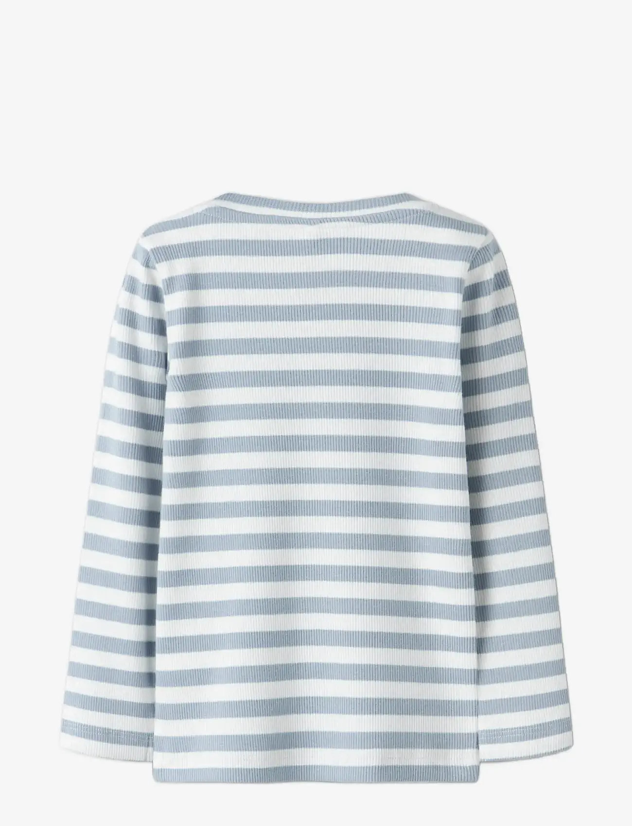 name it - NMMDEKAB SLIM LS TOP - pitkähihaiset t-paidat - blue fog - 1