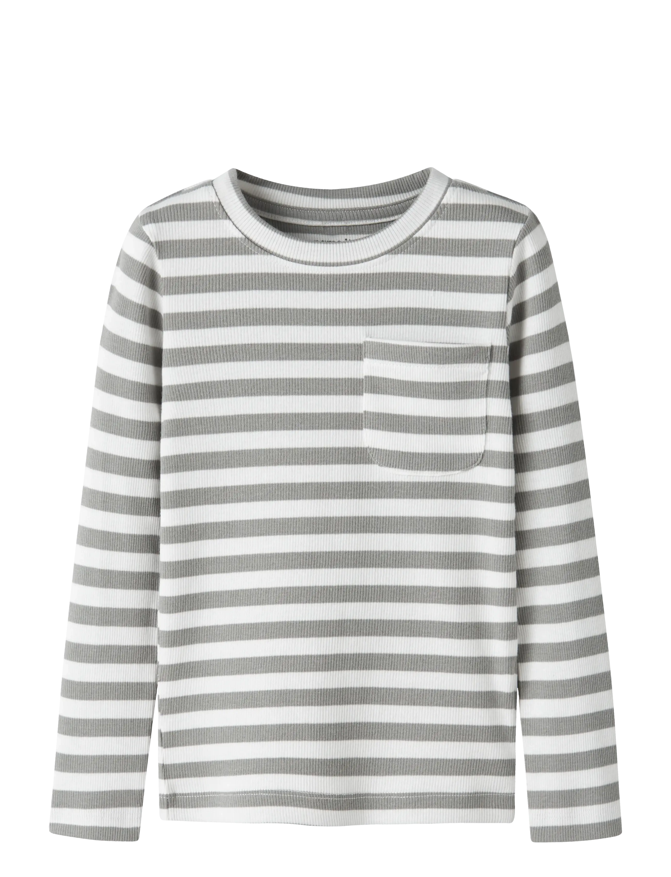 name it NMMDEKAB SLIM LS TOP - App deal - SHADOW / grey