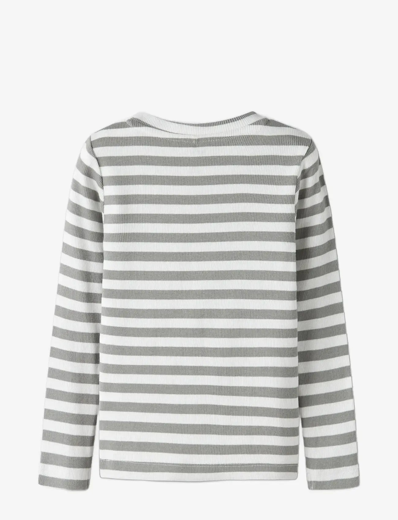 name it - NMMDEKAB SLIM LS TOP - langærmede t-shirts - shadow - 1