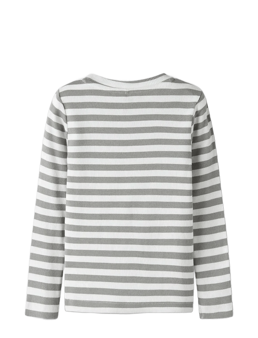 name it - NMMDEKAB SLIM LS TOP - t-shirts à manches longues - shadow - 1