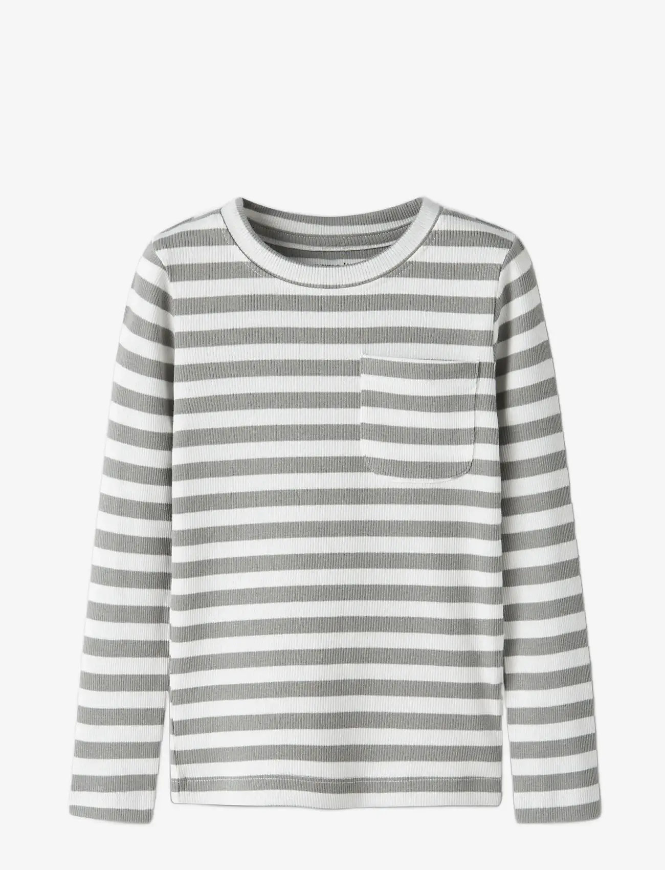 name it - NMMDEKAB SLIM LS TOP - langærmede t-shirts - shadow - 2
