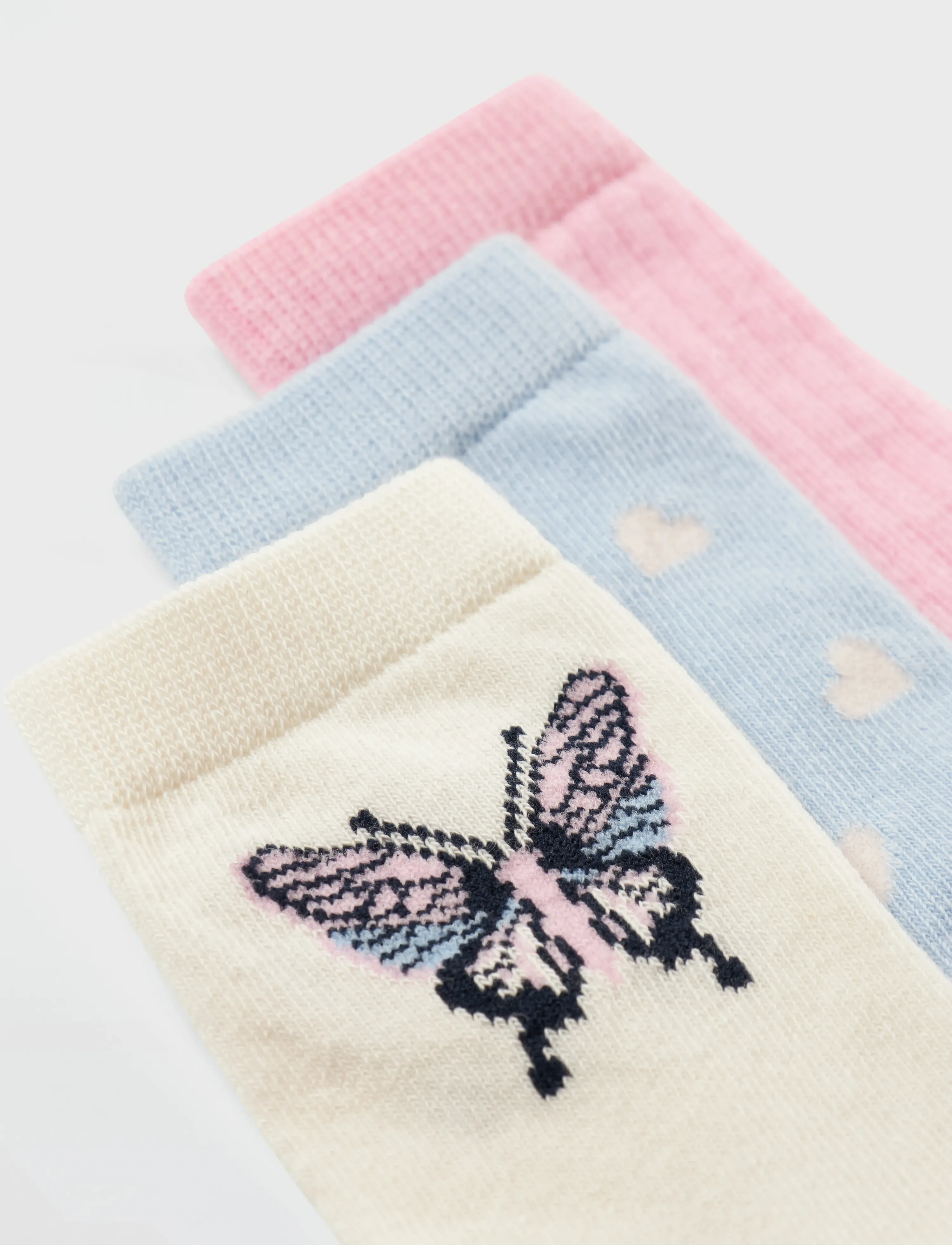 name it - NMFDORTHEA 3P SOCK - pink frosting - 1