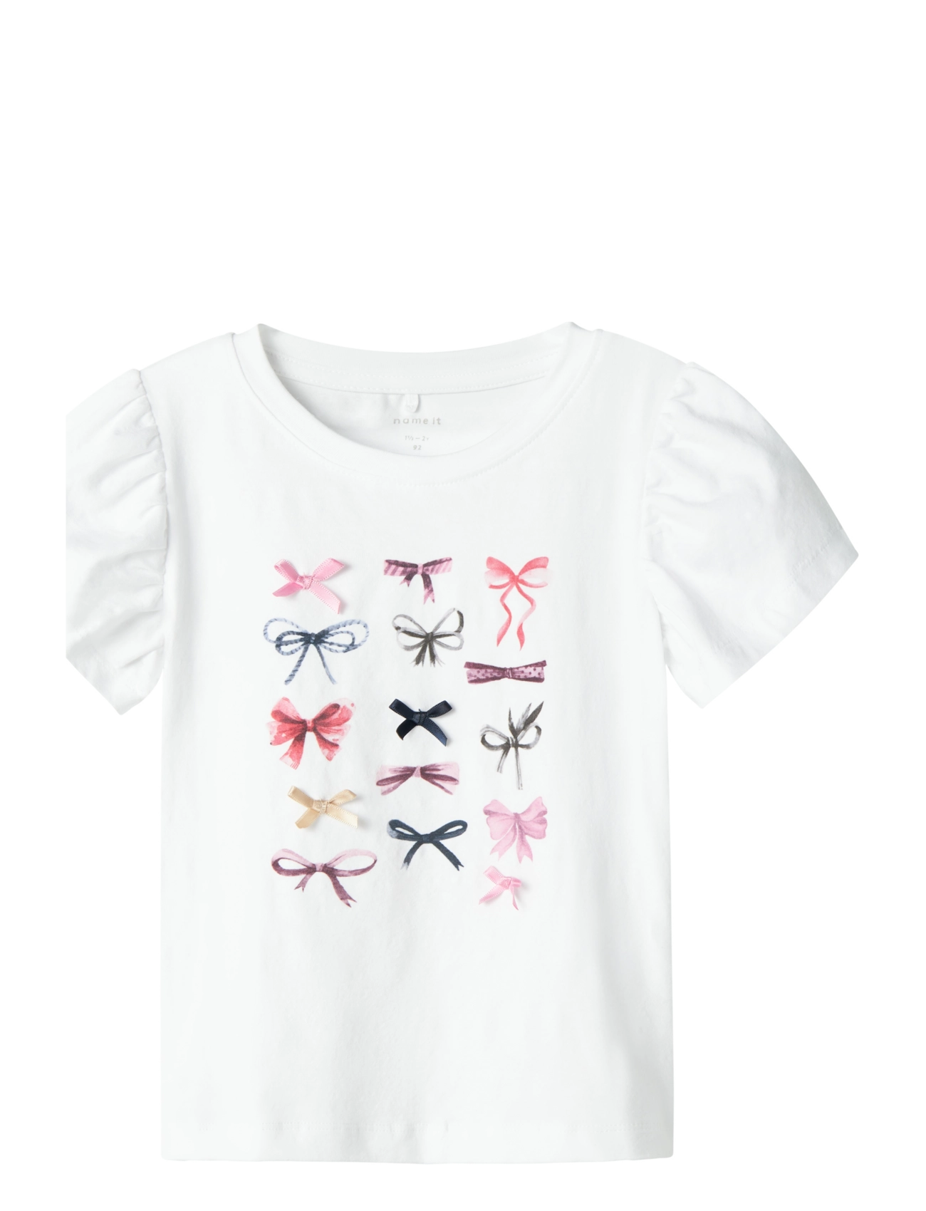 name it NMFFILLY SS TOP - Overdele - BRIGHT WHITE / white
