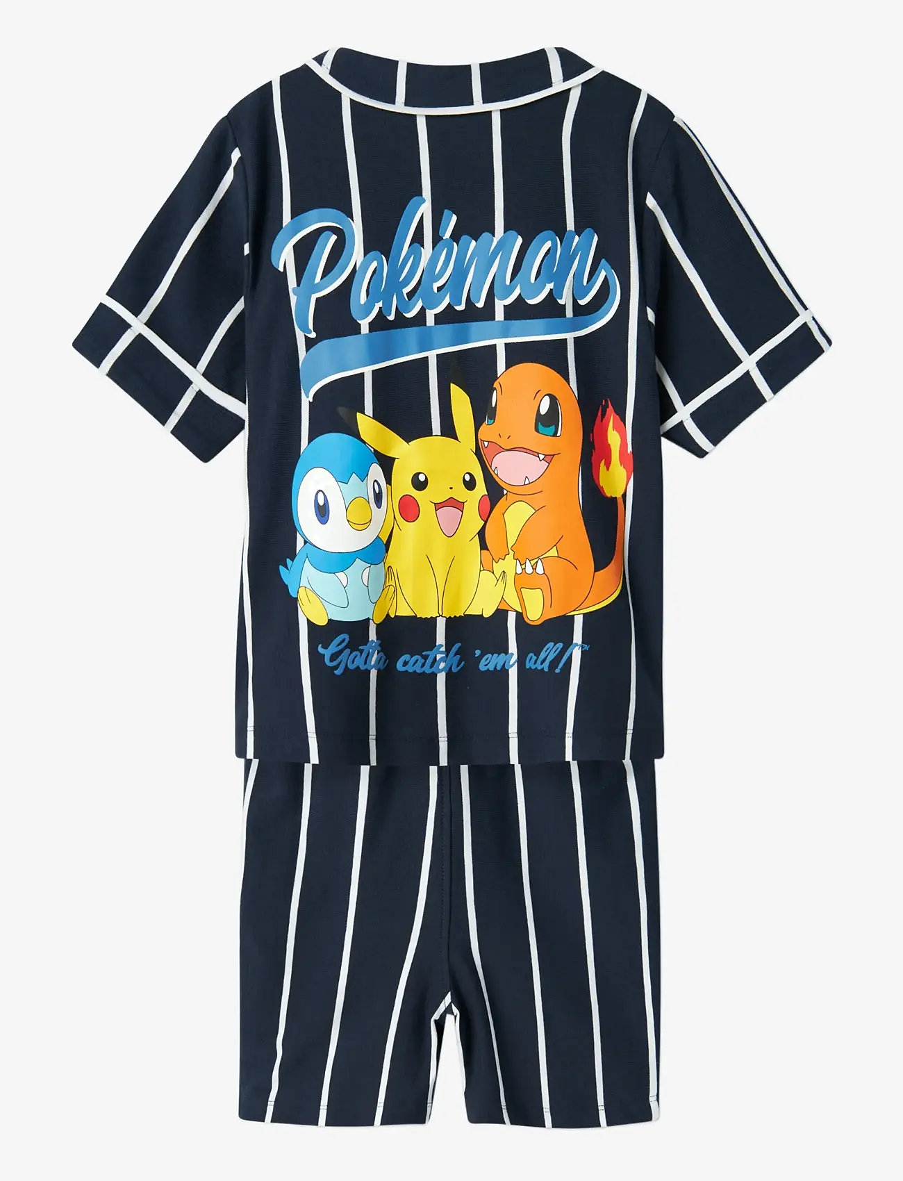name it - NKMMASKA POKEMON NREG SHORTSSET SKY - navy blazer - 2